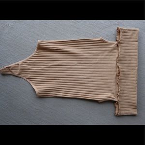 Over the shoulder bodysuit.